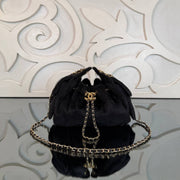 CHANEL - Quilted Drawstring Bucket Bag
