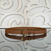 HERMÈS - Leather Belt with H Buckle