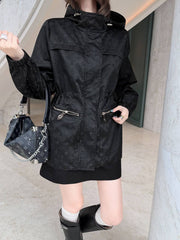 FENDI — Belted Short Trench Jacket