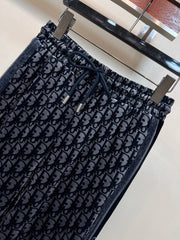 DIOR — Oblique Print Knit Set
