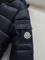 MONCLER — Short Hooded Down Jacket