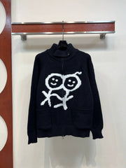 MONCLER — Logo Knit Sweaters