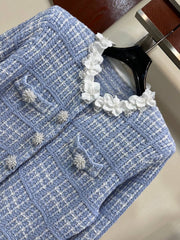 CHANEL — Tweed Skirt Set