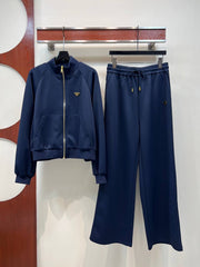PRADA — Triangle Logo Track Set