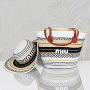MIU MIU — Straw Summer Tote Bag Collection 03 — image 1