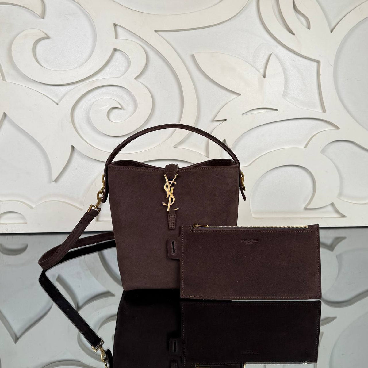 SAINT LAURENT - Shopping Saint Laurent East West Tote
