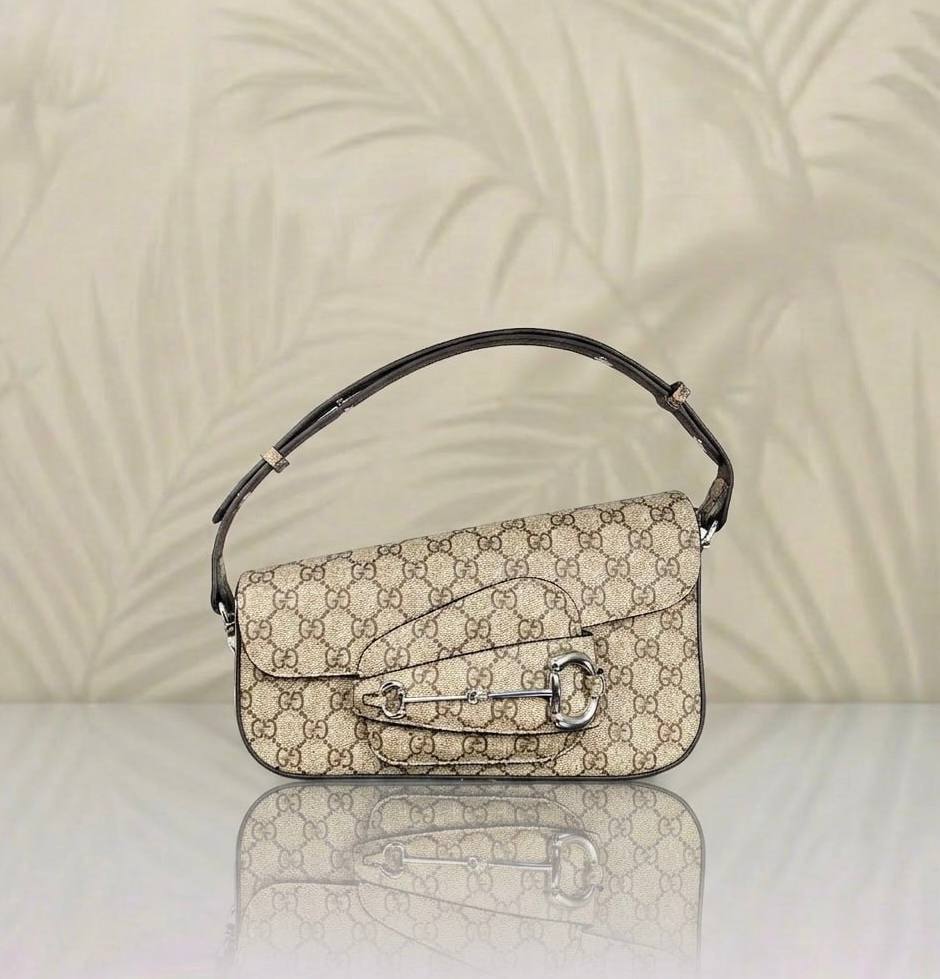 GUCCI - Monogram Hobo Bag