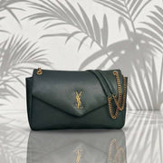 SAINT LAURENT - Black Monogram Shoulder Bag