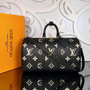 LOUIS VUITTON - Black Monogram Speedy Bag