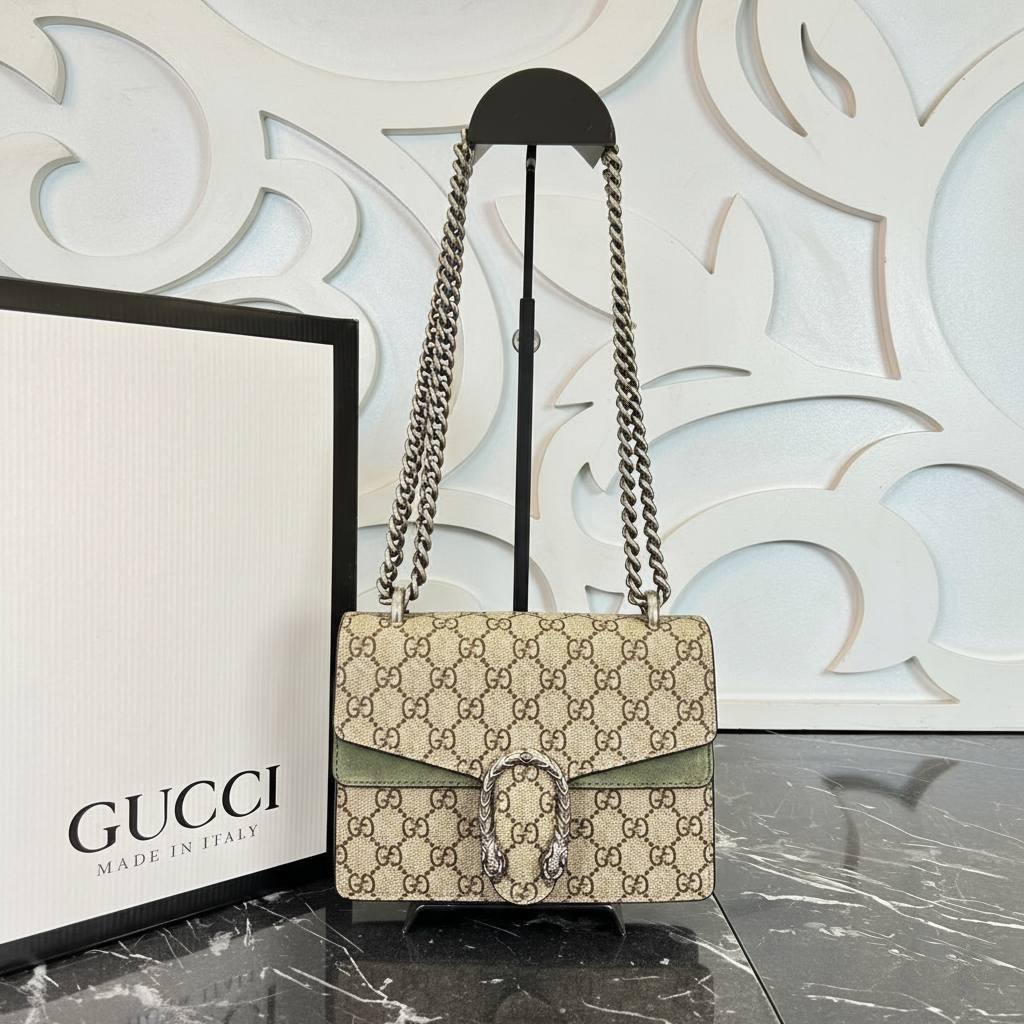 Elegant Monogram Shoulder Bag
