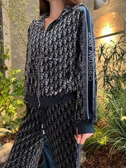 DIOR — Oblique Print Knit Set