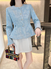 CHANEL — Tweed Cropped Jacket