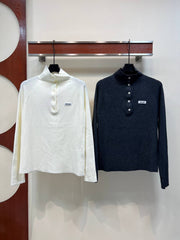 DIOR — Long-Sleeve Knit Top