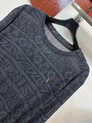 DIOR — Monogram Knit Sweater