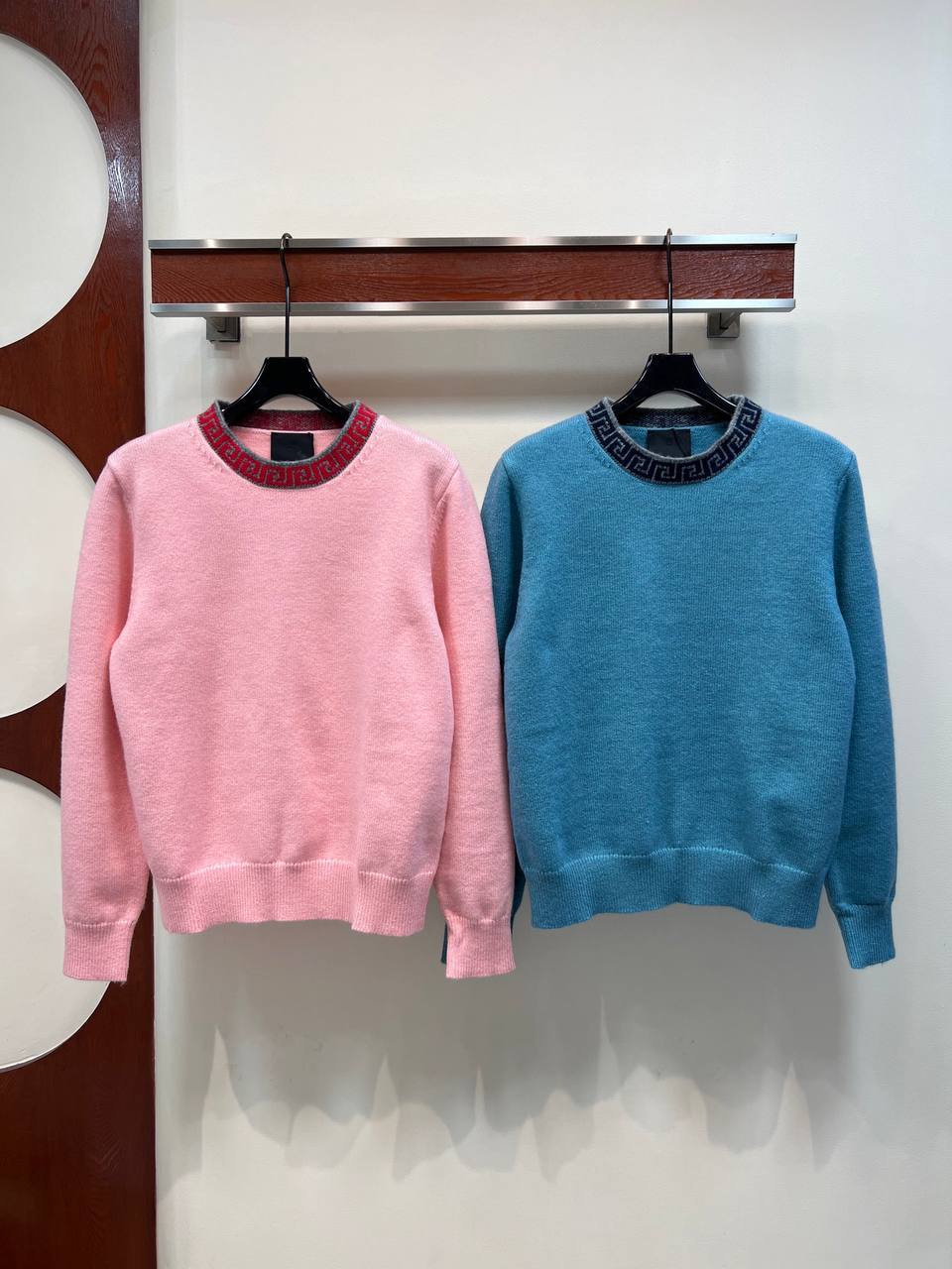 VERSACE — Logo Knit Sweaters