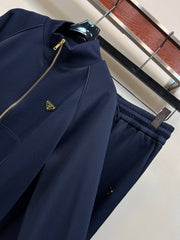 PRADA — Triangle Logo Track Set