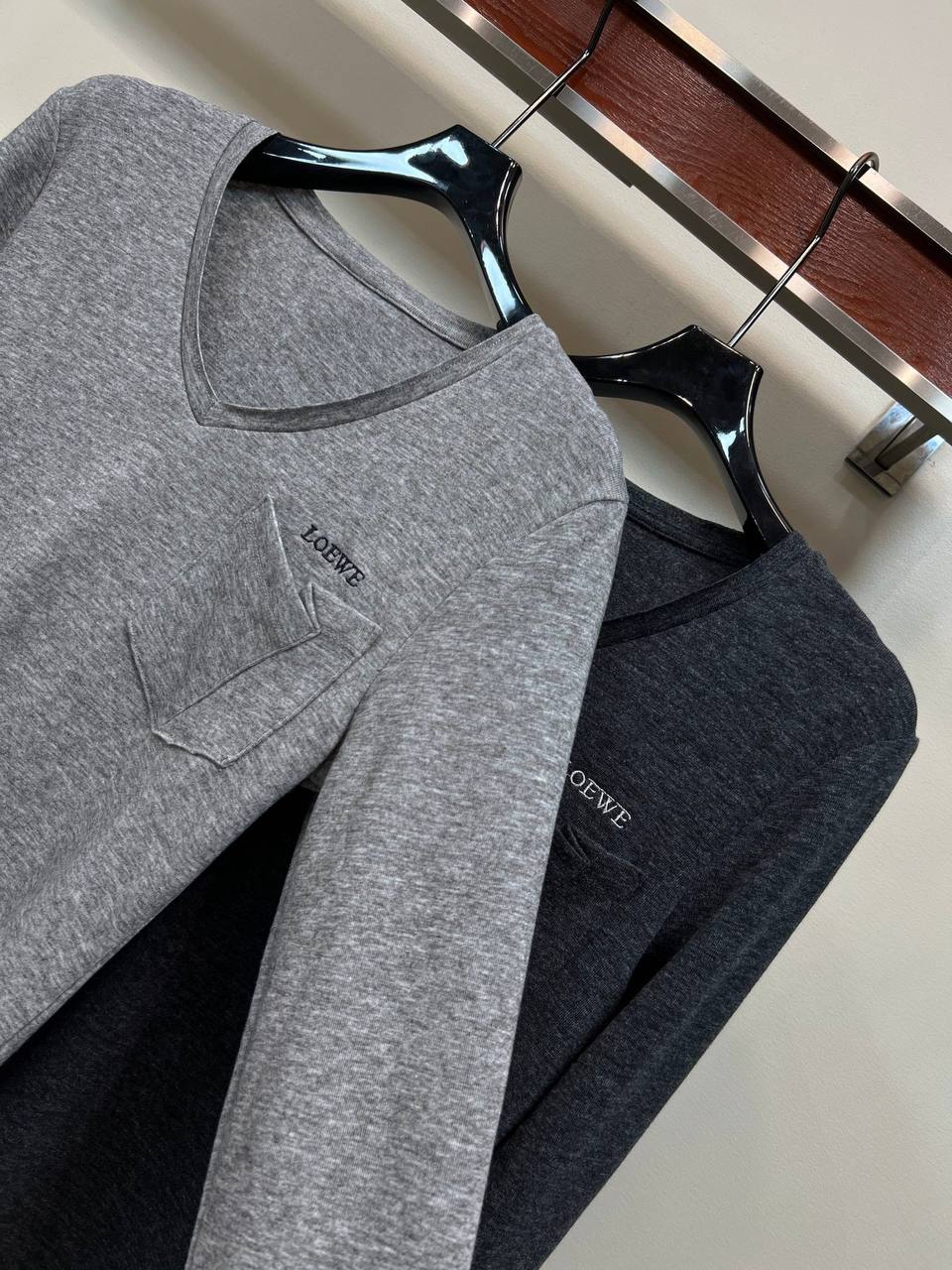 LOEWE — V-Neck Knit Sweater