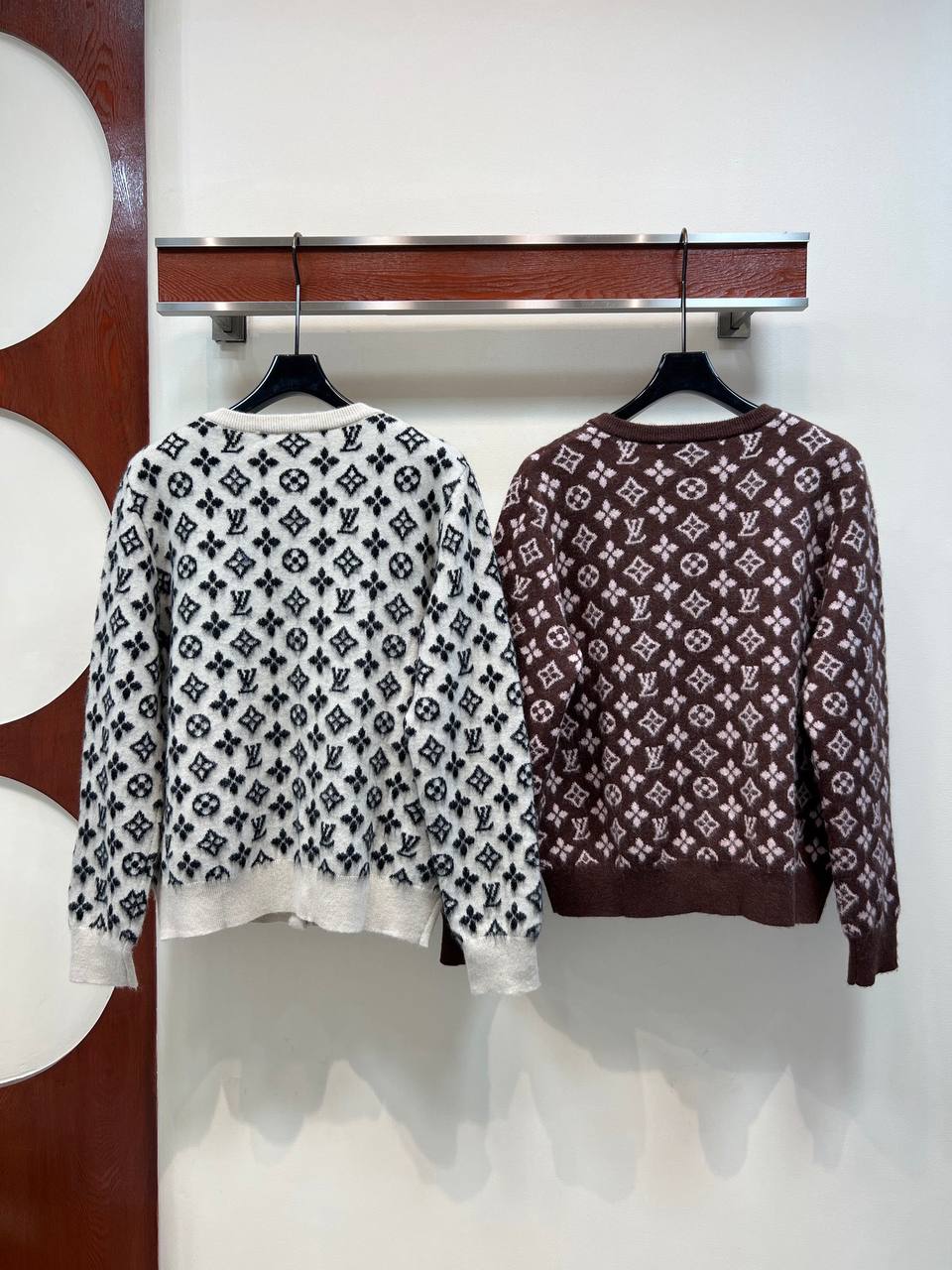 LOUIS VUITTON — Monogram Button-Front Cardigan