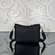PRADA — Black Leather Shoulder Bag — image 2