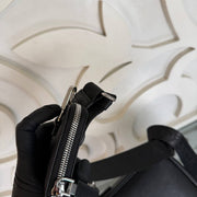 PRADA — Black Leather Shoulder Bag — image 3