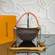 LOUIS VUITTON — Monogram Shoulder Bag with Yellow Detail — image 2